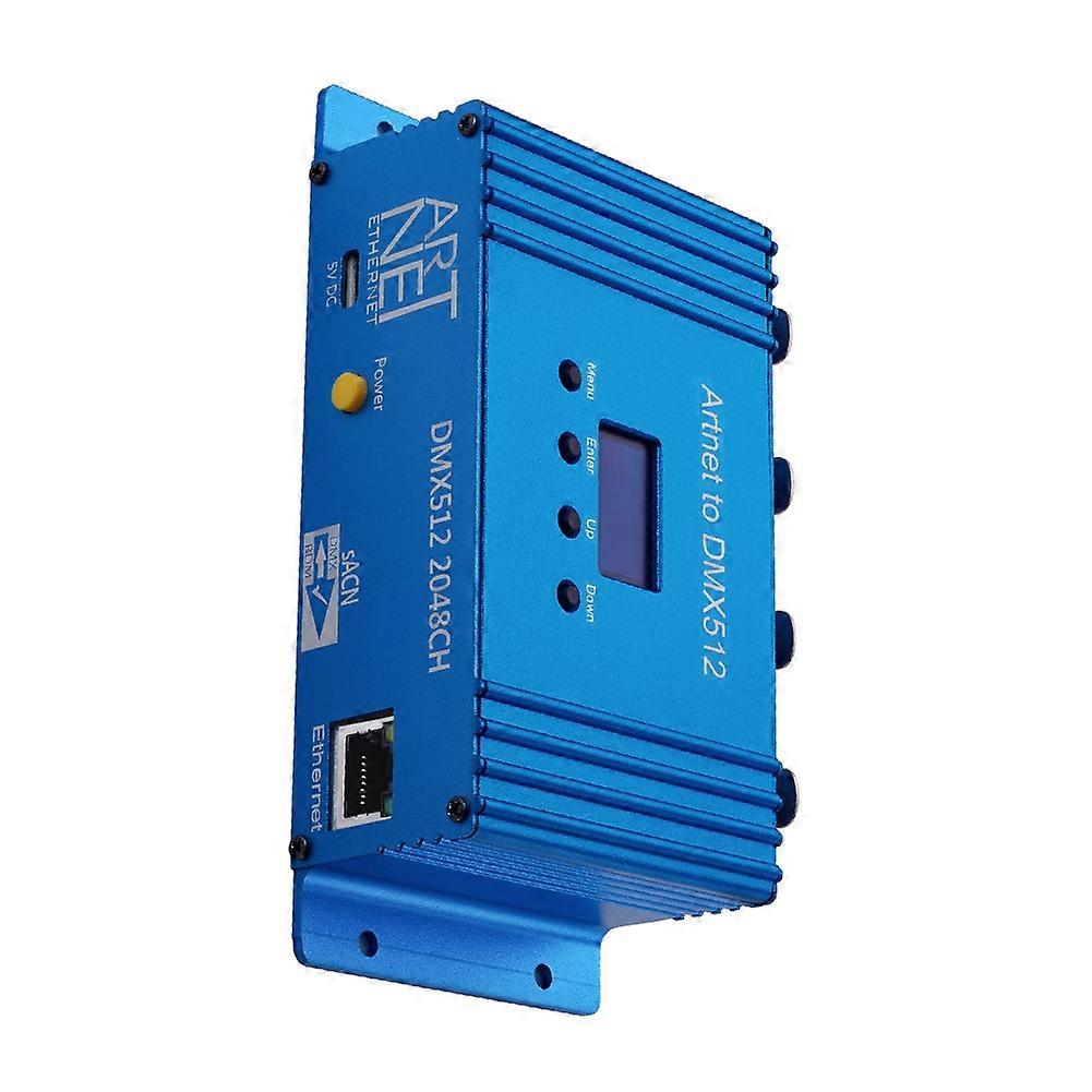 ArtNet DMX512 Ethernet Lighting Controller Interface LED Display 4 Ports 2048CH