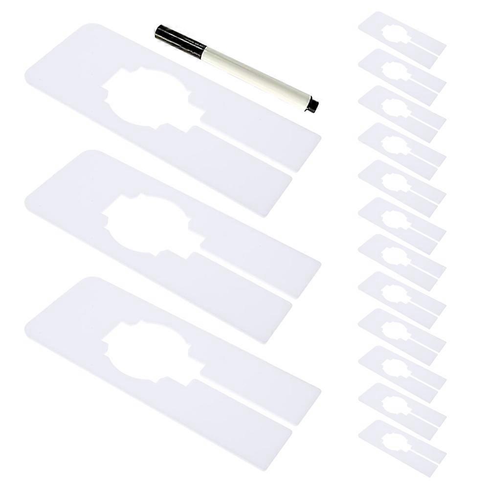 Size Labeling Essentials 120 Pcs Rectangular Closet Rack Separators Ideal For Clothing Inventory Management In Commercial And Personal Closets