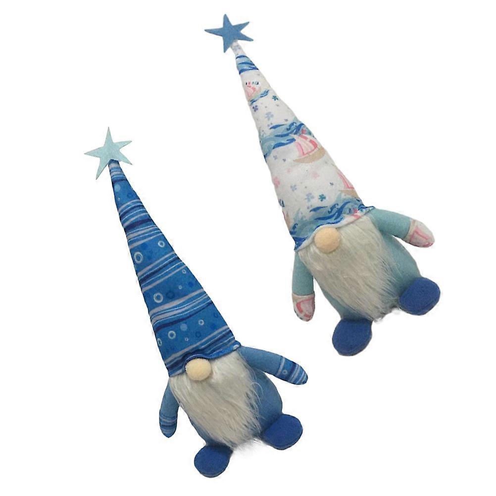 Faceless Doll Ornaments 4Pcs Assorted Color Cloth Gnome -Friendly