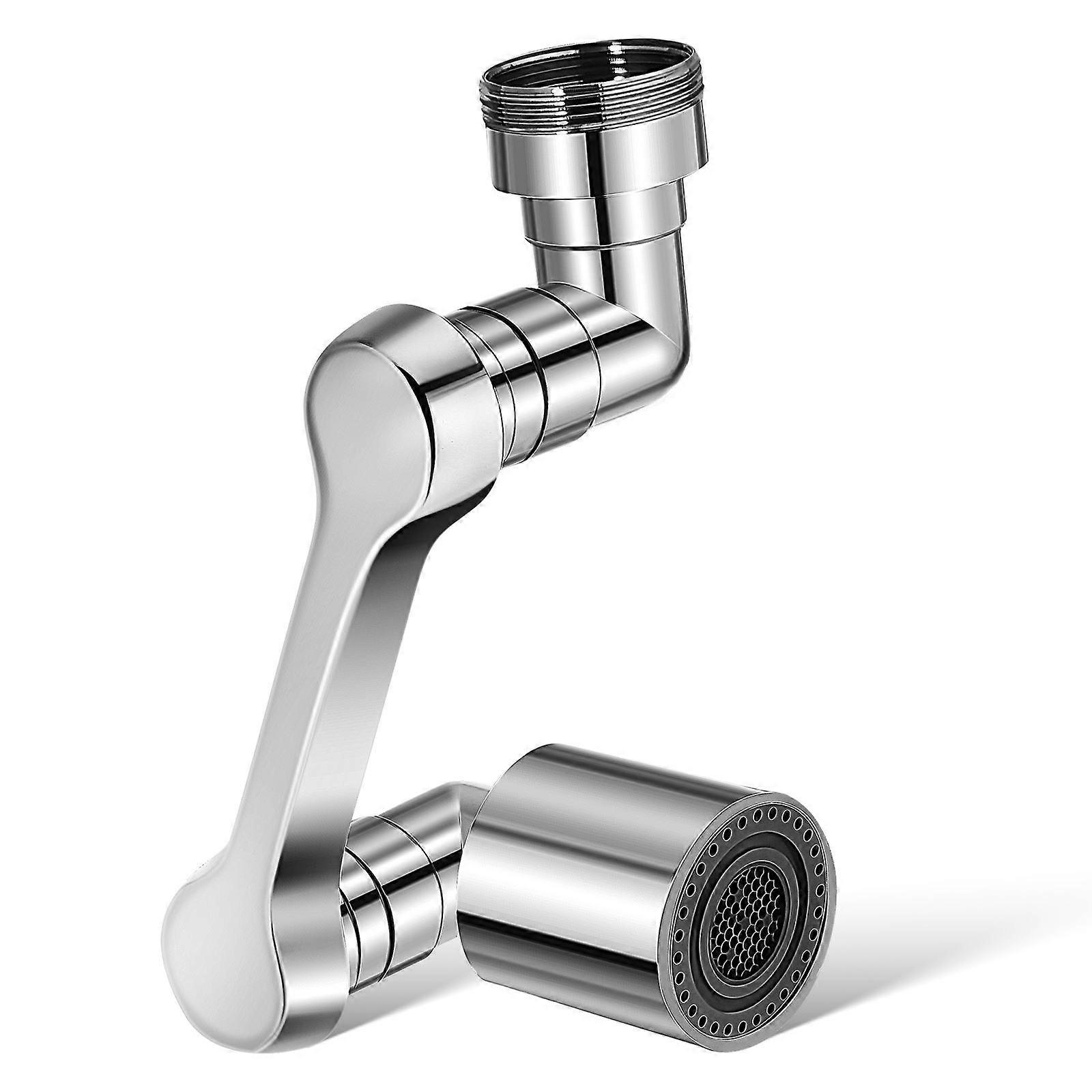Swivel Extension Faucet for Kitchen Sink Use 4Pcs Strong Brass Extender