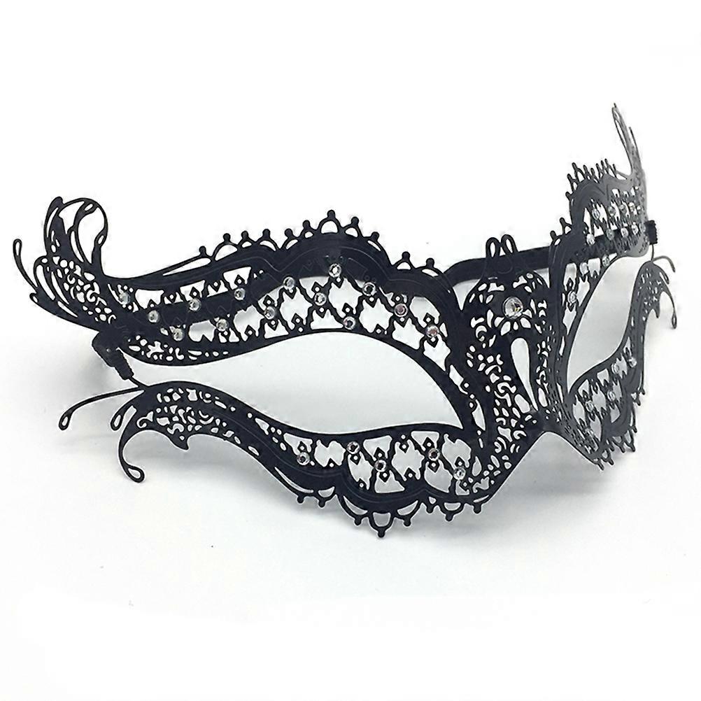 Fancy Half Face Rhinestone Masks With Elastic Strap For Cosplay And Masquerade Occasions Suitable For Women 3Pcs
