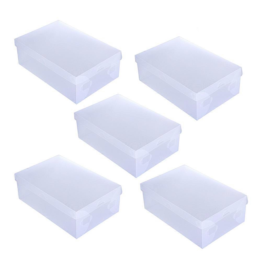 Shoes Storage for Men Transparent Foldable Shoe Box for 20Pcs