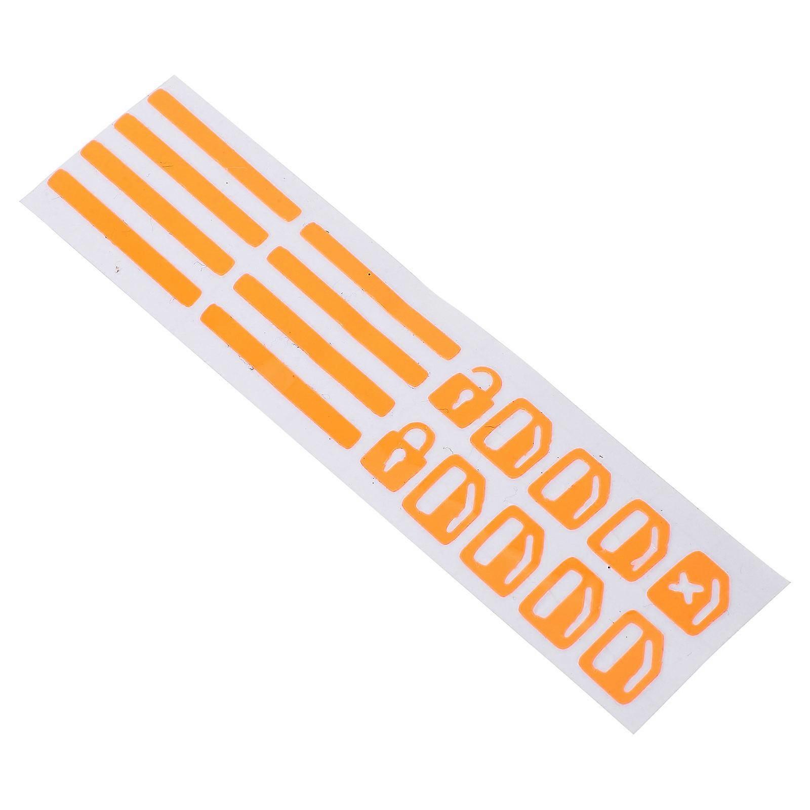 2 Sets Glow Stickers For Car Handle Buttons Enhancing Night Travel Safety Waterproof Strong Adhesive Technology