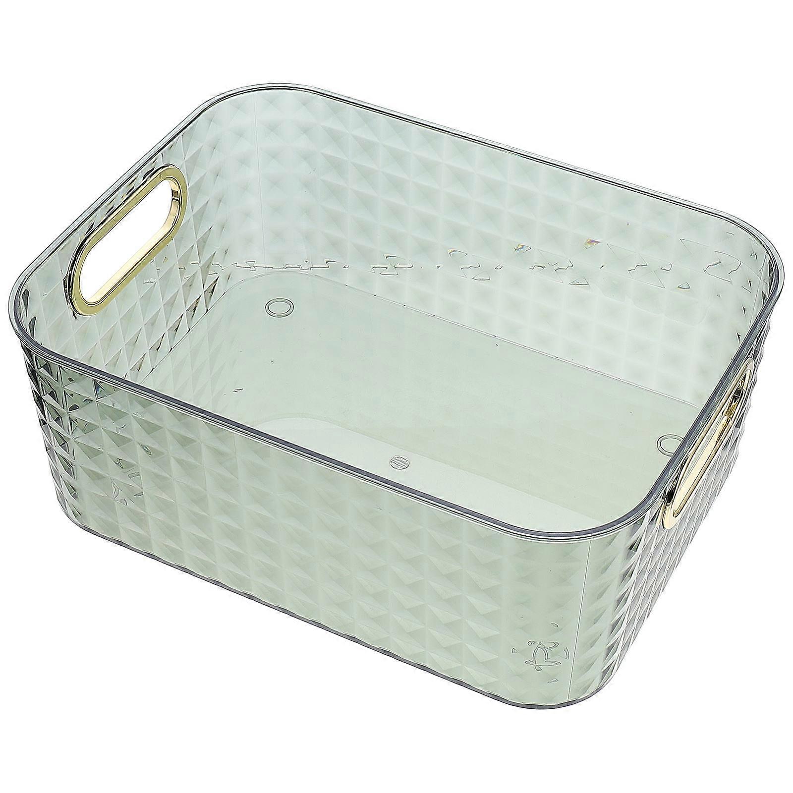 Sundries Basket for Storage 2Pcs Desktop Rectangle Snack Organizer Box
