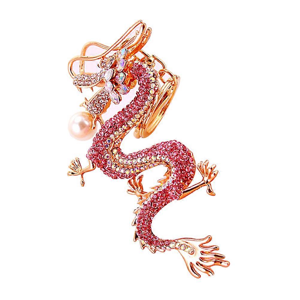 Dragon Rhinestone Car Keyring for Decoration Creative Gift