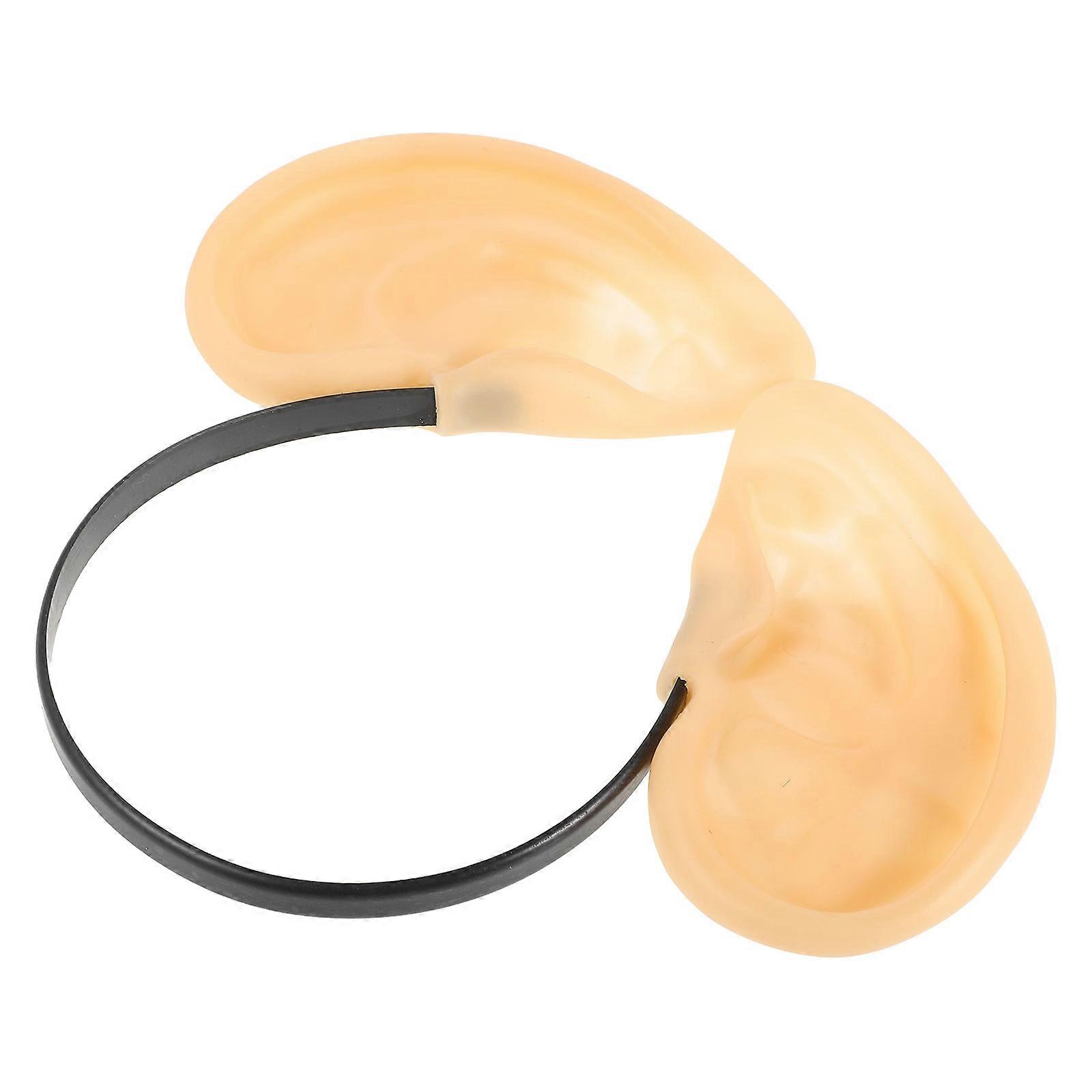 Human Organ Simulation Fake Ears Props Halloween Pranks 4Pcs Set