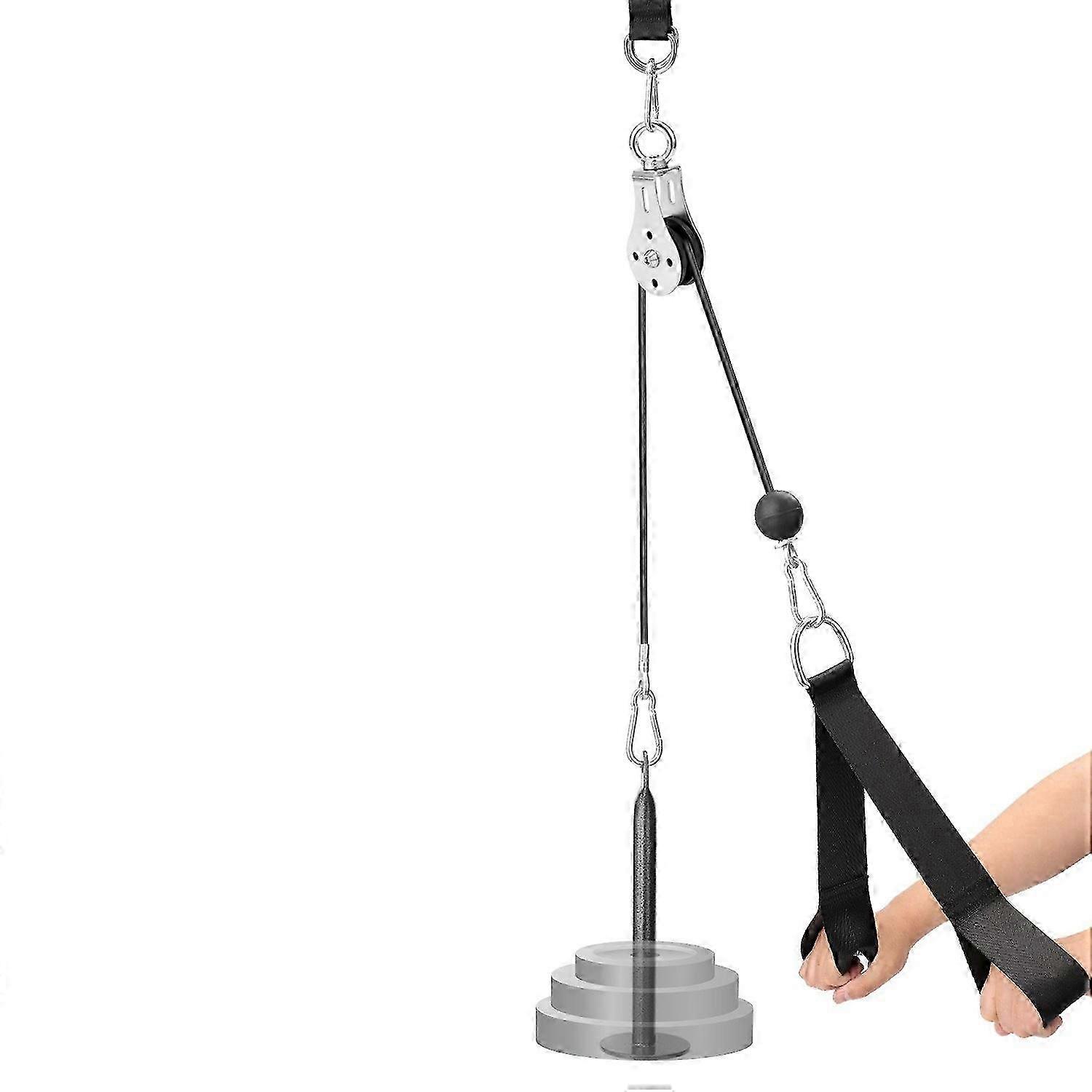 f0b F054A Fitness DIY Pulley Cable Machine Attachment System Loading C4b Pin Lifting Arm Biceps Tric
