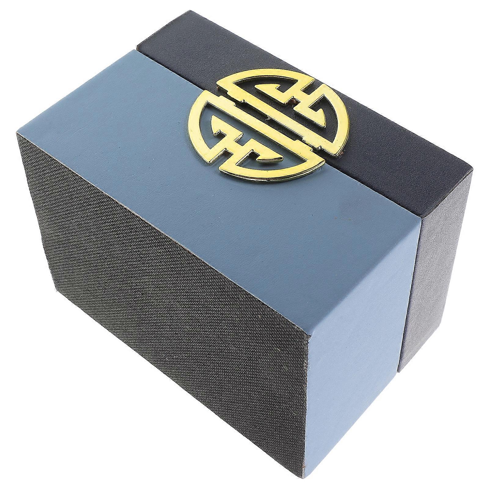 Ékszertartó doboz, fa tárolódoboz ékszerek tárolására, 4 db