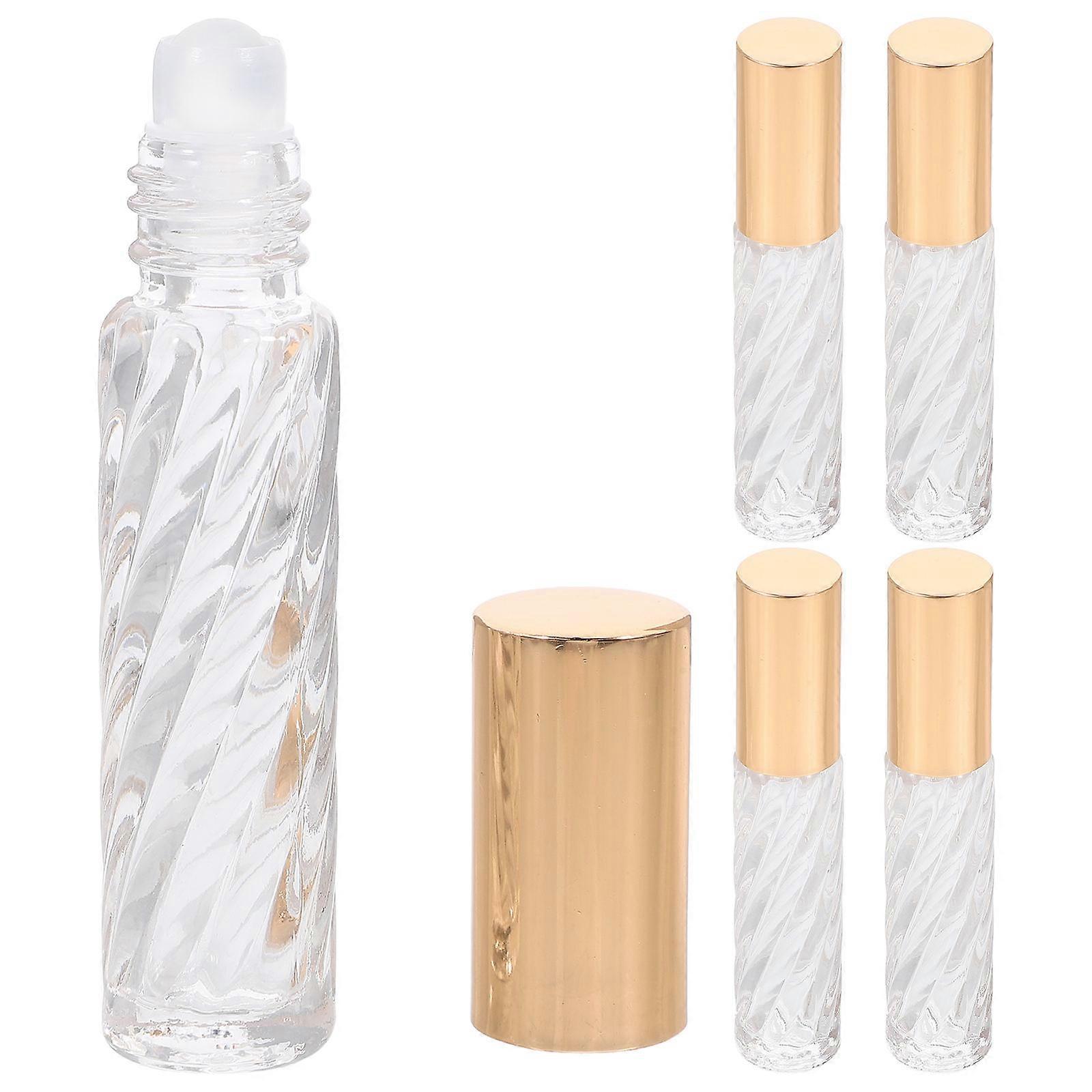 Convenient Glass Sub Bottle for Storage Use 5Pcs Portable Roller Bottles