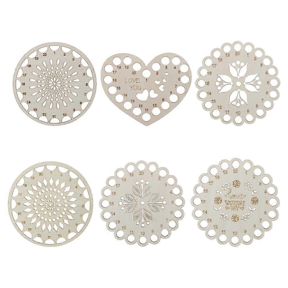 DIY Embroidery Threading Plate Cross Stitch Thread Organizer for 12Pcs Storage