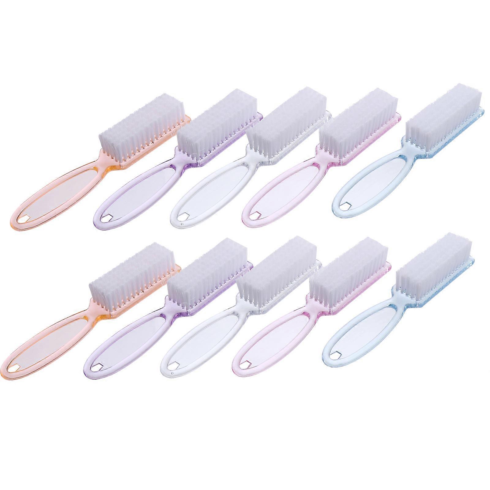 Cleaning Brush Handle Grip for Fingernail Scrub 30Pcs Assorted Color