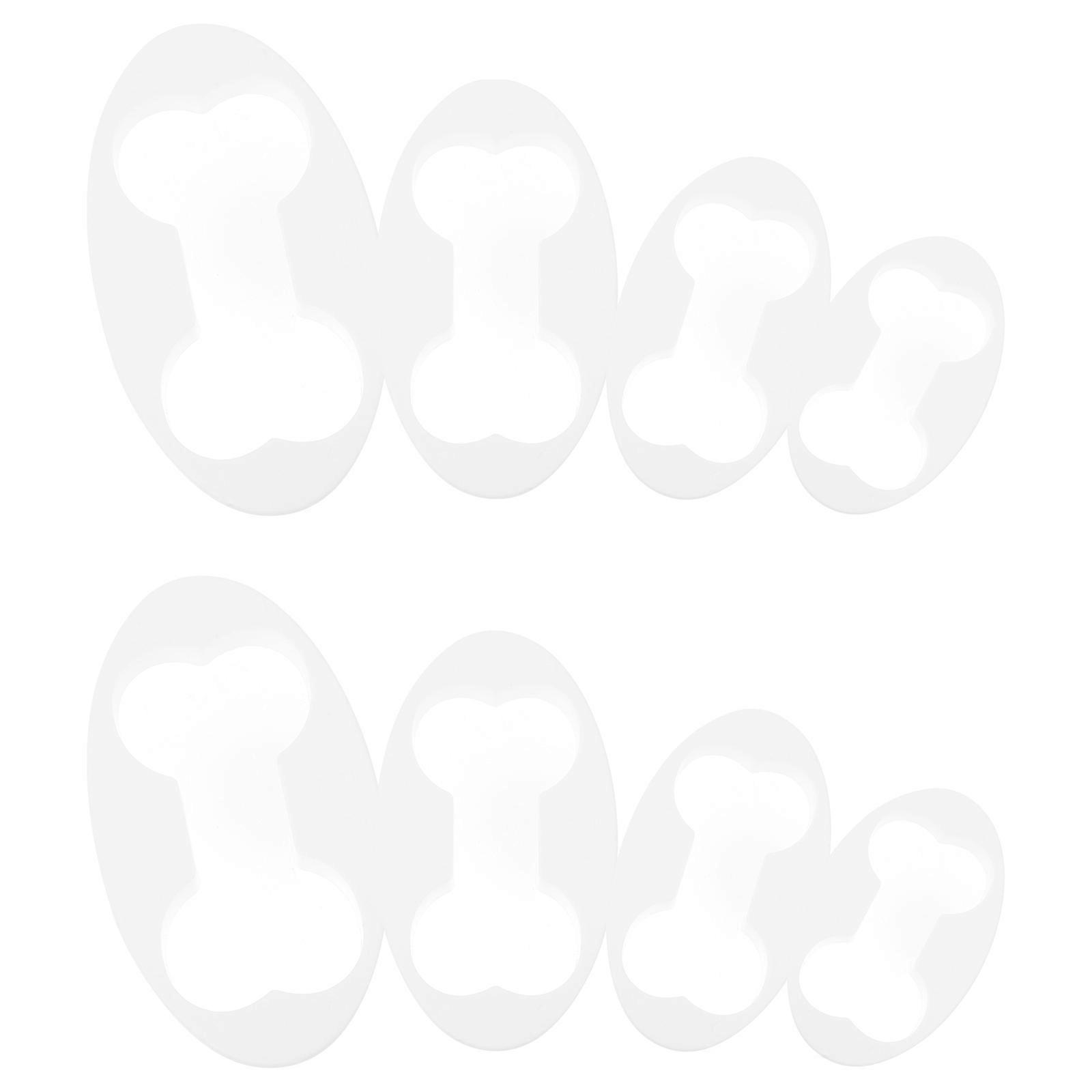 Dog Bone Biscuit Molds Plastic Biscuit Cutter for Baking 32Pcs