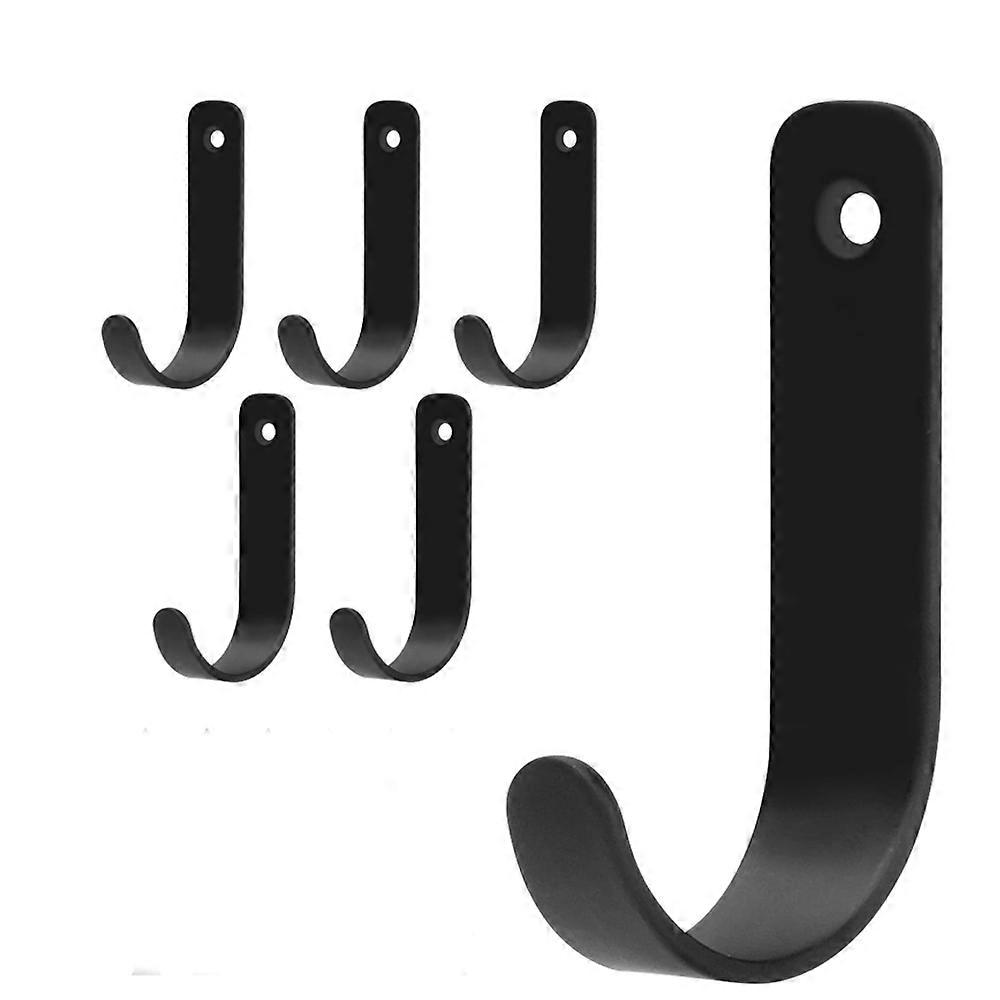 6 Pcs Wall Mounted Coat Hooks,Metal Wall Hooks, Coat Hooks