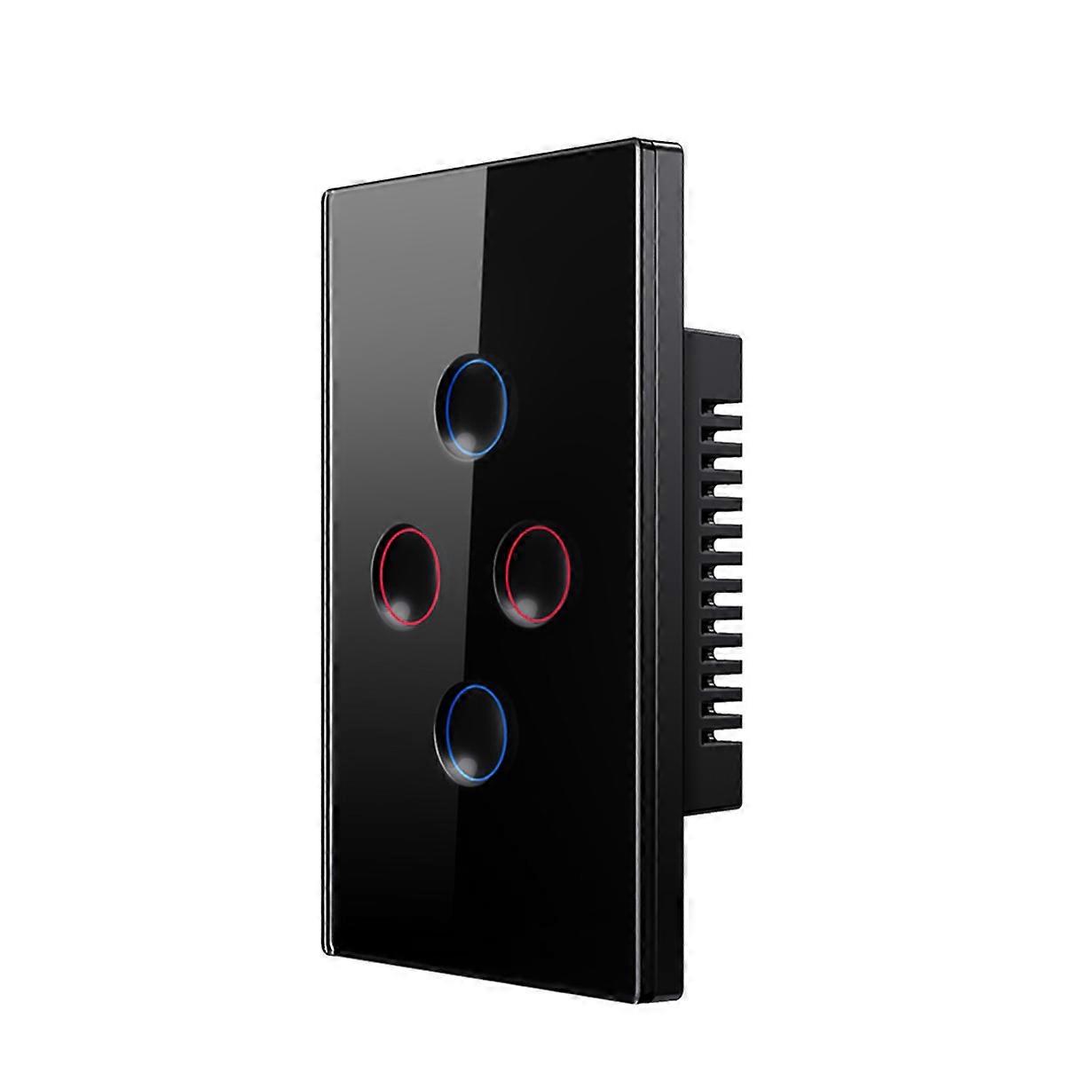 Zigbee Smart Touch Switch 110-240V with Home 4 Gang