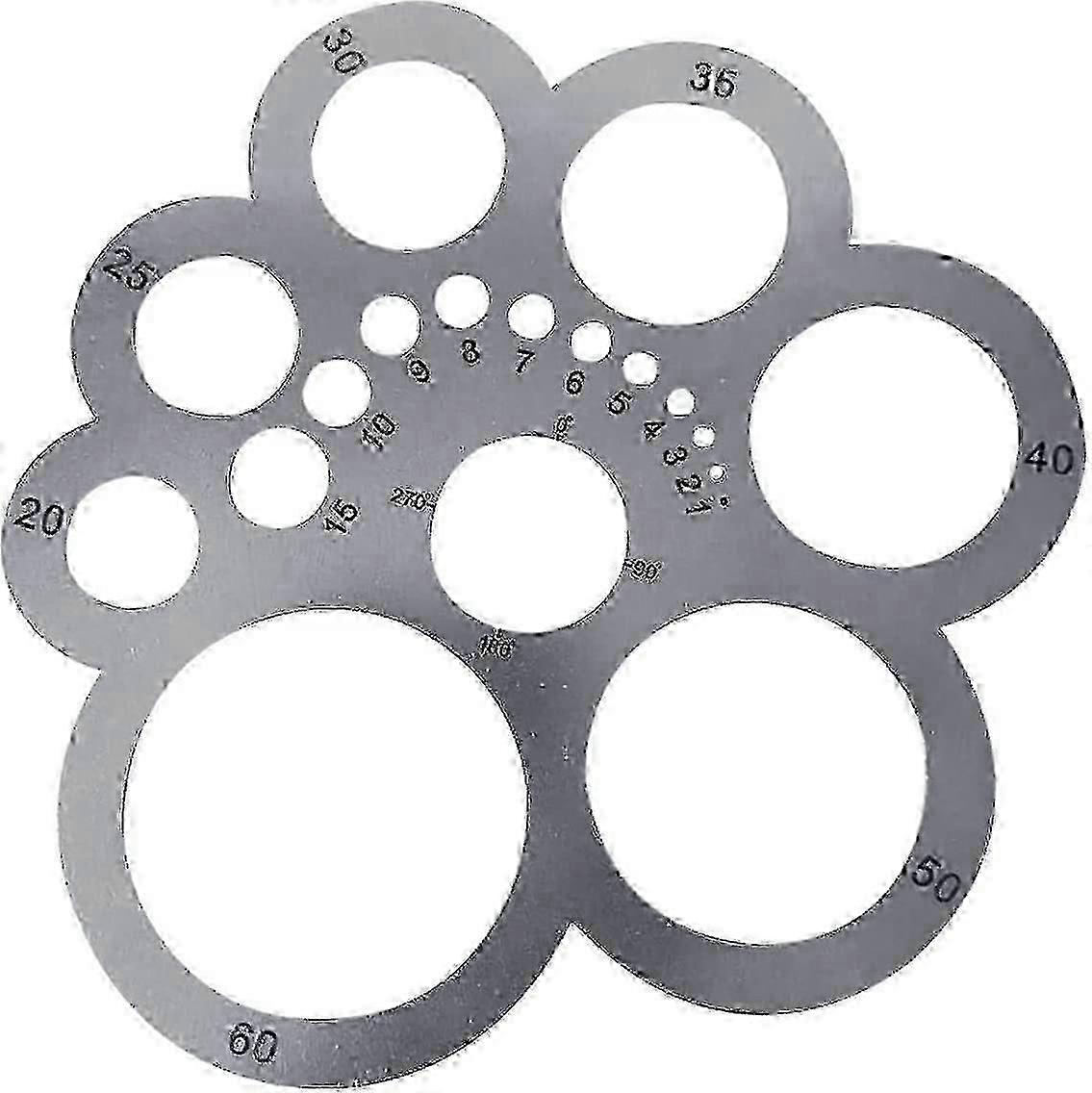 Leather Circle Cutting Tools Metal Leather Circle Cutter Corner Working Ruler Leather Punch Template Cs