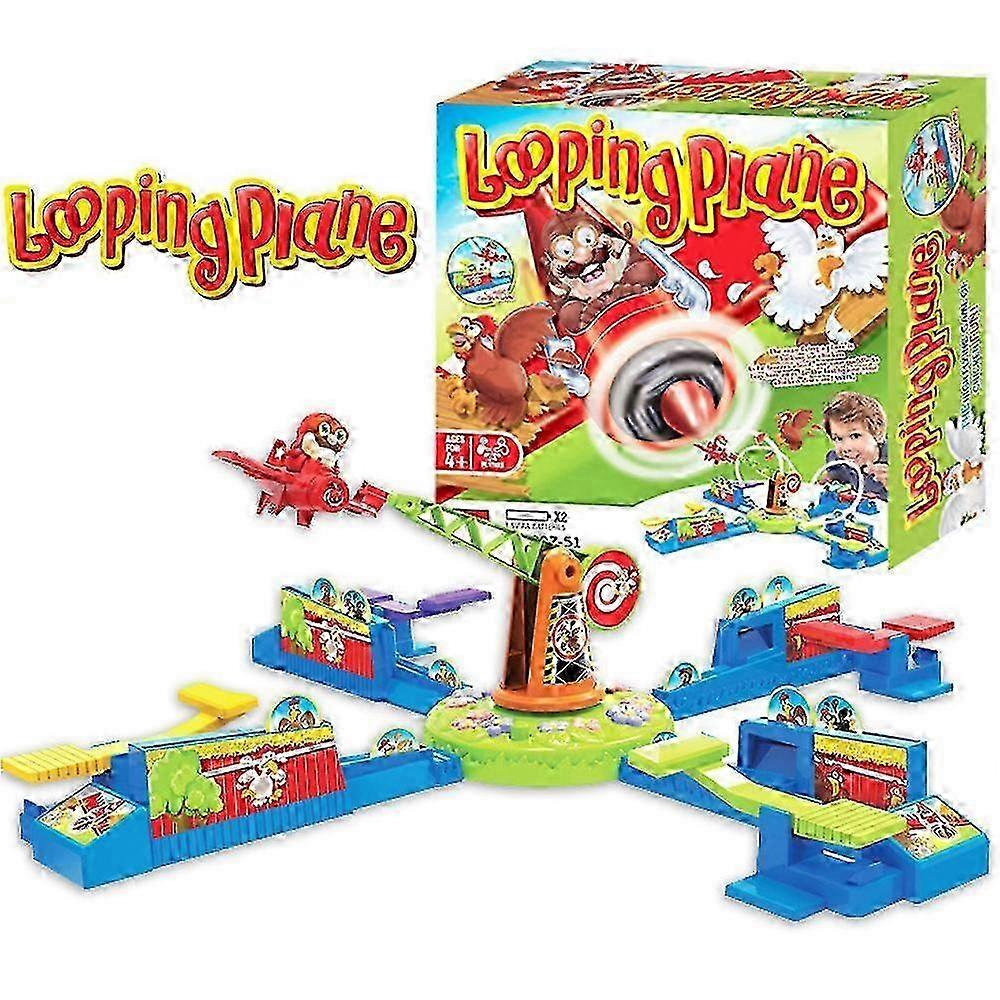 Looping Louie Spinning Plane Chicken Stealing Game Parent Child Interaction Battle Puzzle Board Game Party Children's Toys JKW