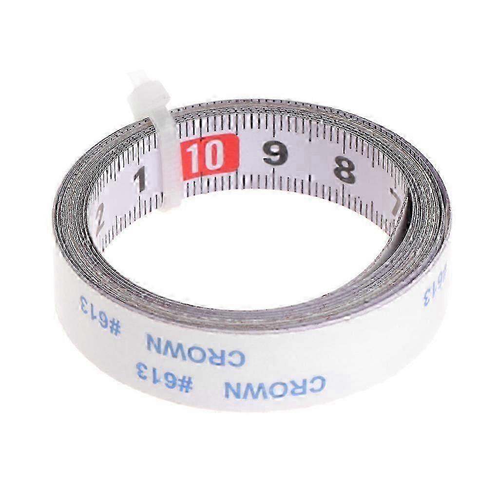 Self Adhesive Tape Measure Steel Tape Metric Scale with Adhesive for Wood Tool