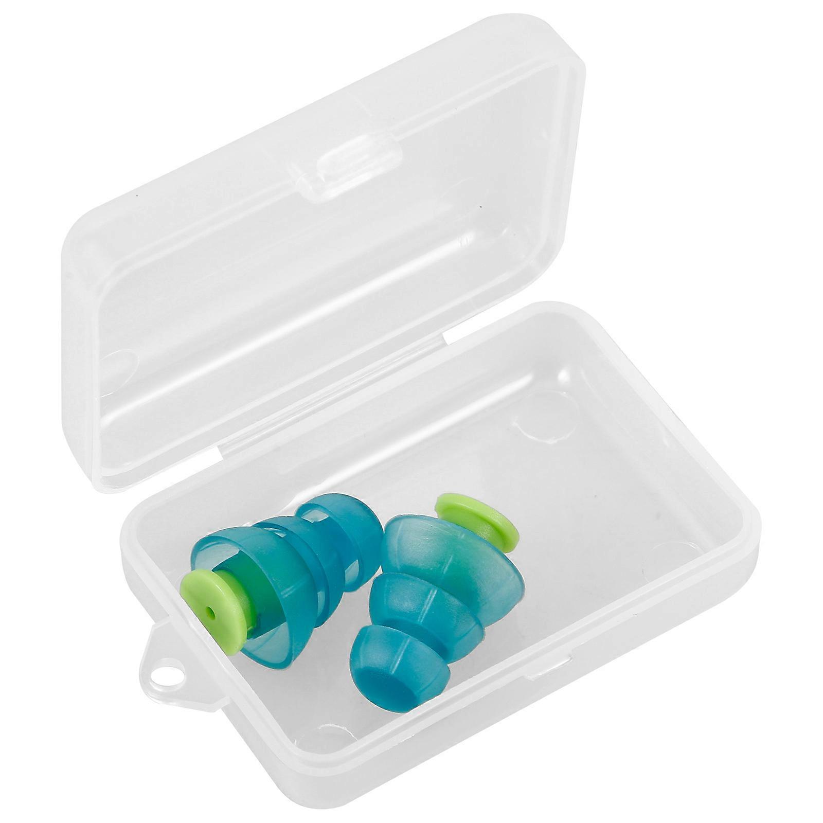 Earplugs Silicone Noise Reduction Hearing Protection Tips 5Pairs for Daily Use