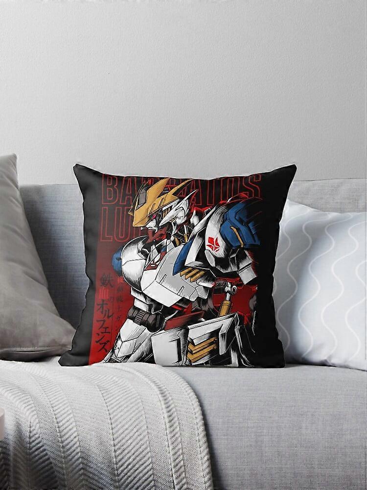 Capas de almofadas Gundam Barbatos ASW-G-08 para sofá, 16x16 polegadas, dois lados