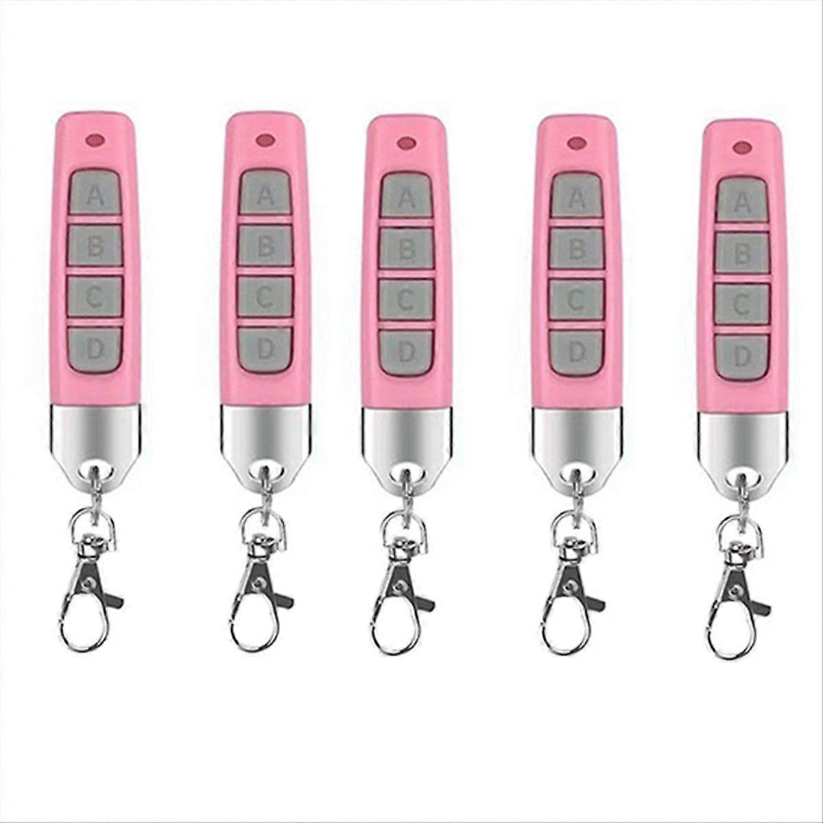 5pcs 433MHz Remote Control Compact Wireless Duplicator for Garage Doors Gates Systems Universal Com
