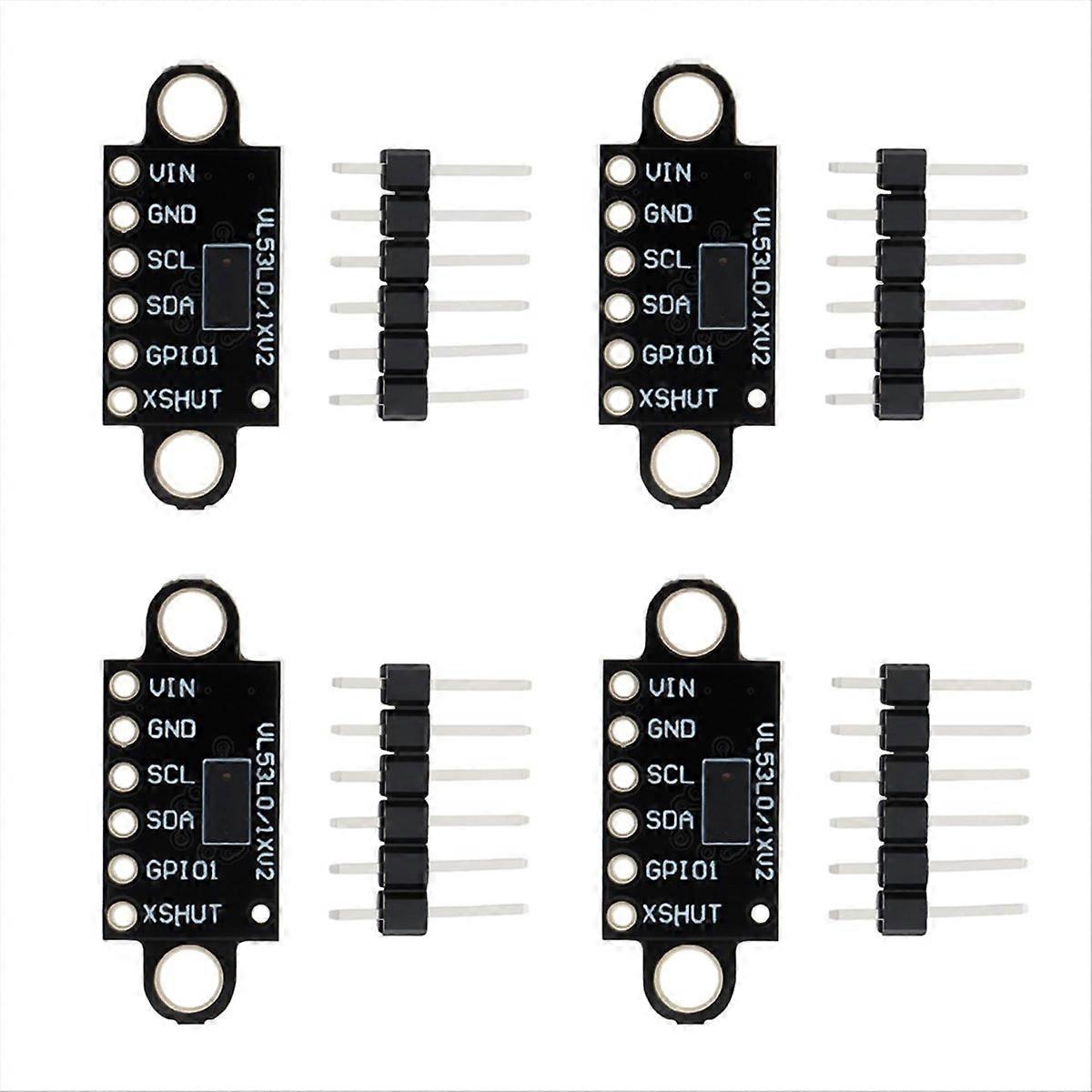 4Pcs Time-of-Flight (ToF) 940nm Laser Ranging Sensor Module