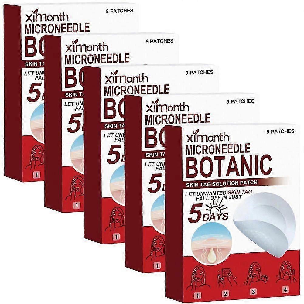 Patch botanique à micro-aiguilles pour l'élimination des acrochordons, patch anti-boutons, pansement anti-acné pour tous types de peau