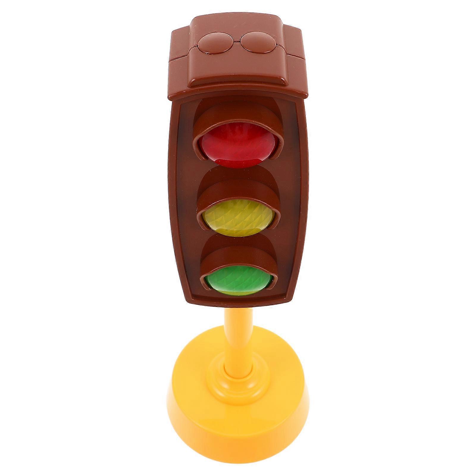 Traffic Signal Light Model Toy with Sound and Lighting 3Pcs for Role Play