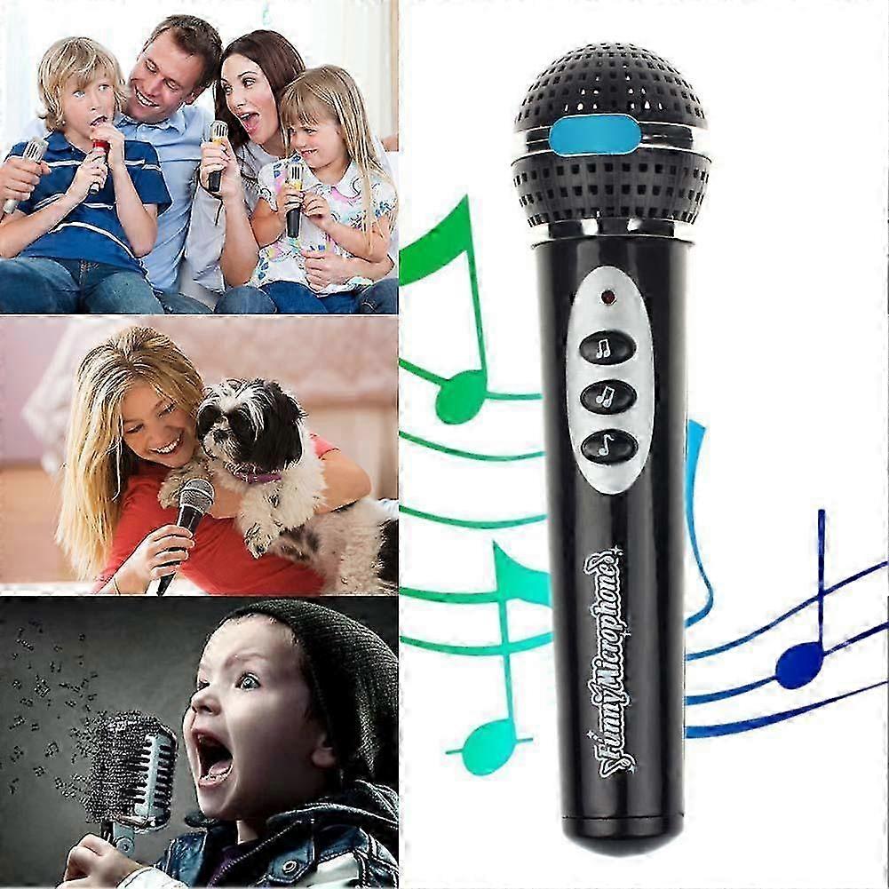 25-26 Multifunctional 4 in 1 Wireless Karaoke Microphone with LED Lights