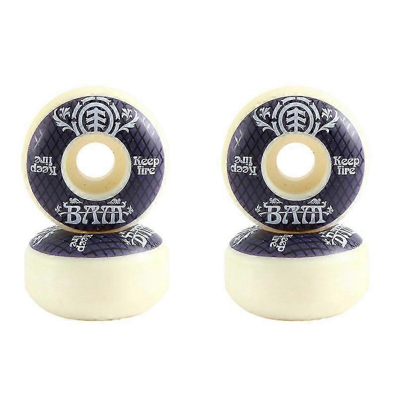 KEEPFIRE 4 Adet Kaykay Tekerlekleri 54mm PU Sertlik Paten Tahtası 85A Longboard Tekerlekleri Sokak Longboa için