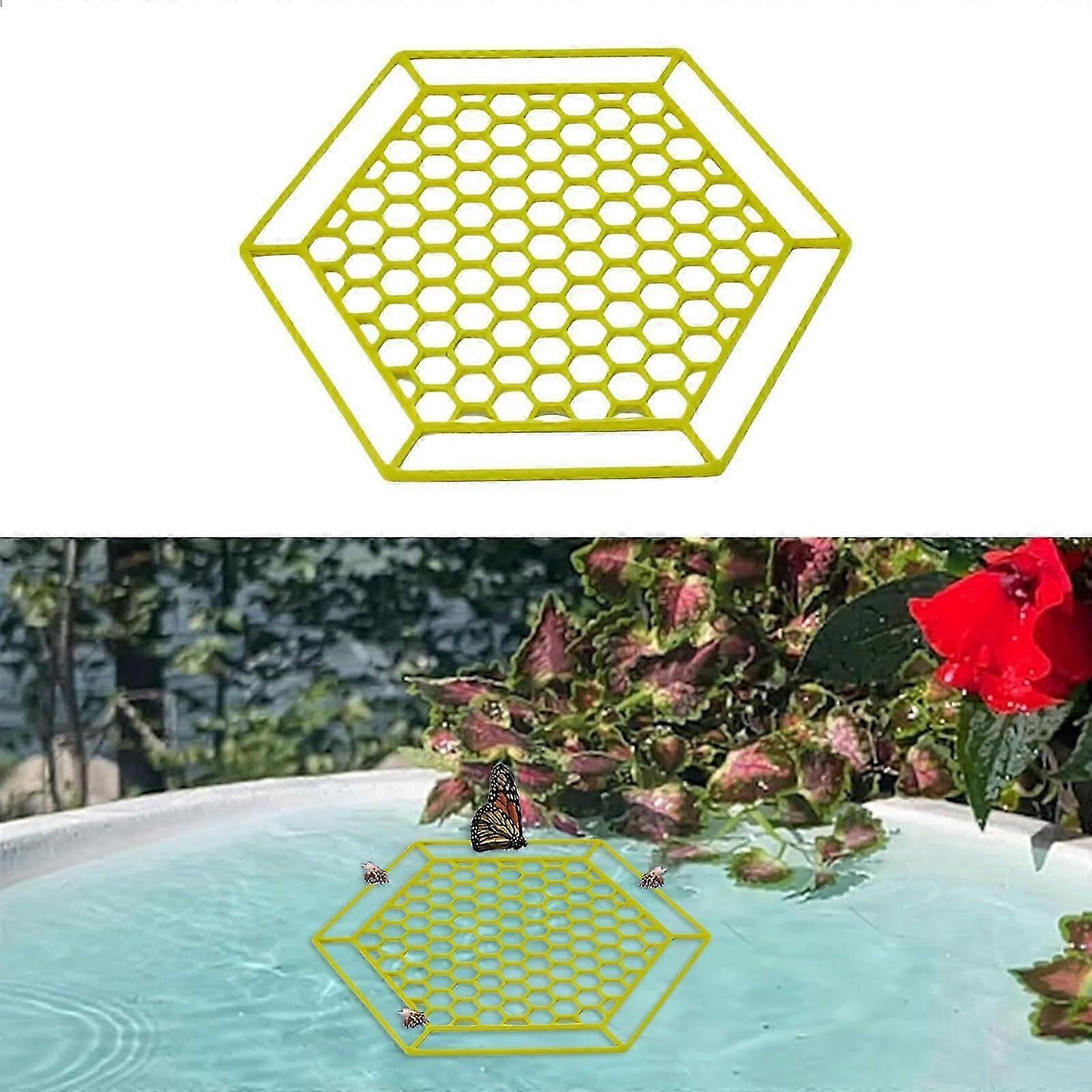 Flower-Shaped Floating Butterfly Feeder and Bee Waterer for Ponds, Charming Garden Decoration to Attract Wildlife in UK Outdoor Spaces