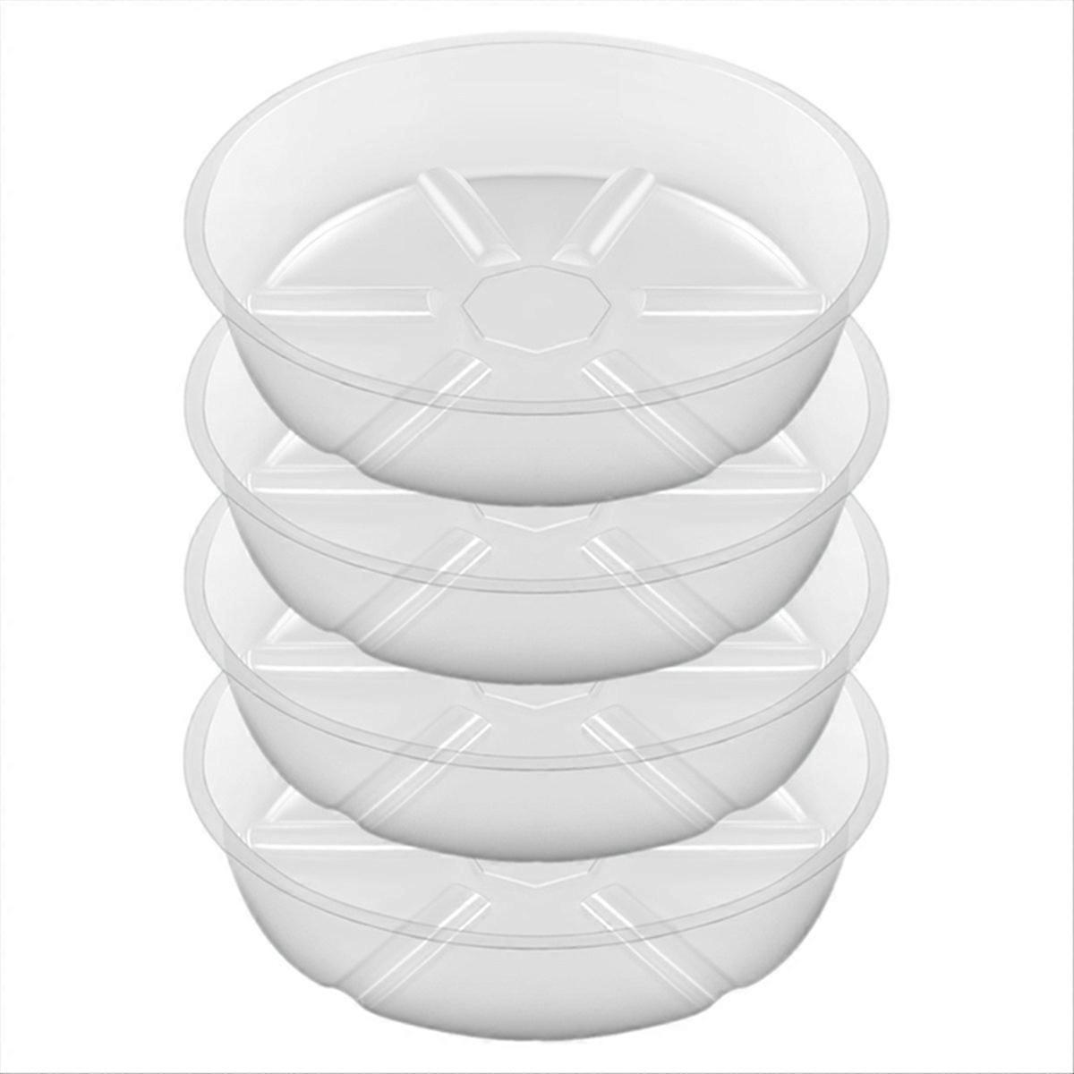 クリアプラントソーサー10インチプラスチックプラントソーサーシックプラントトレイ