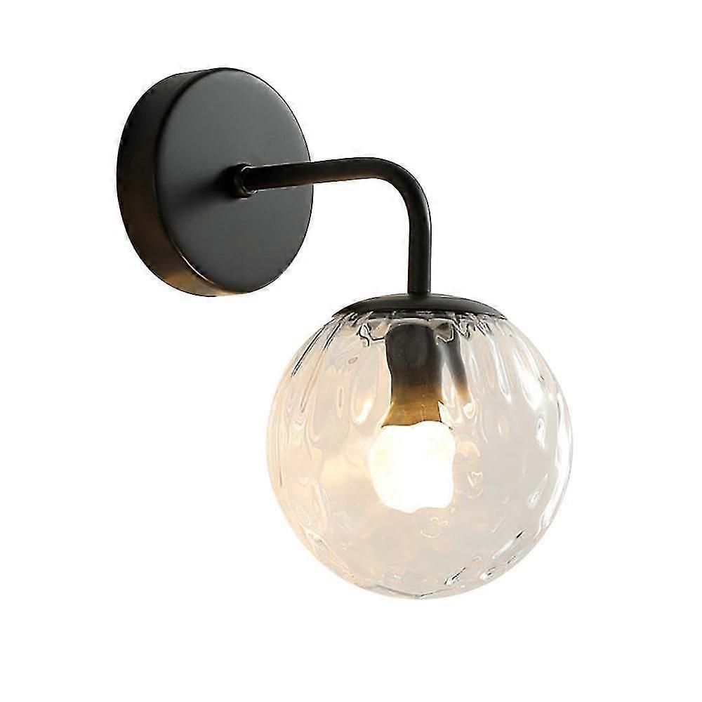 15CM Brass Wall Lamp, 220V E14 Without Bulb, Black