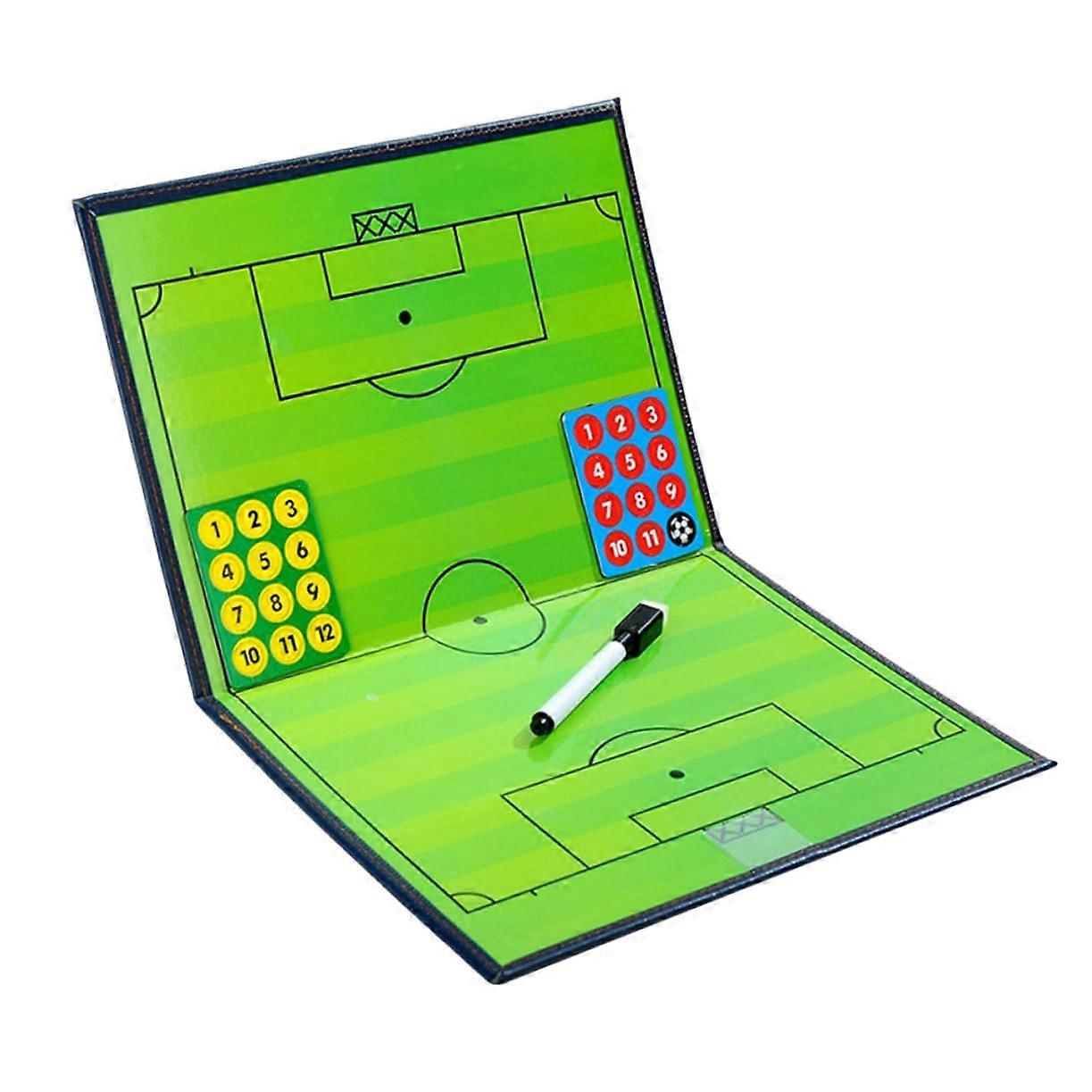 Pvc Football Whiteboard Reusable Clipboard Dry Erase Kit With Magnetic Markers For Coaching