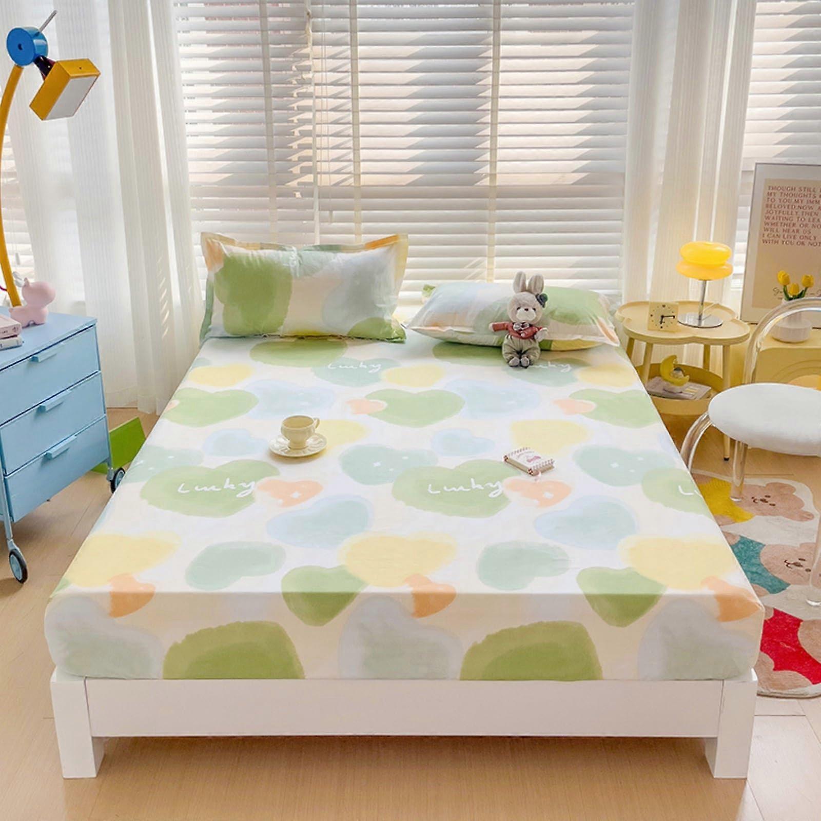 King Size Fitted Sheets Deep Pocket 10 Inch Soft Polyester 150X200CM Easy Care Bedding Single Small Double Superking