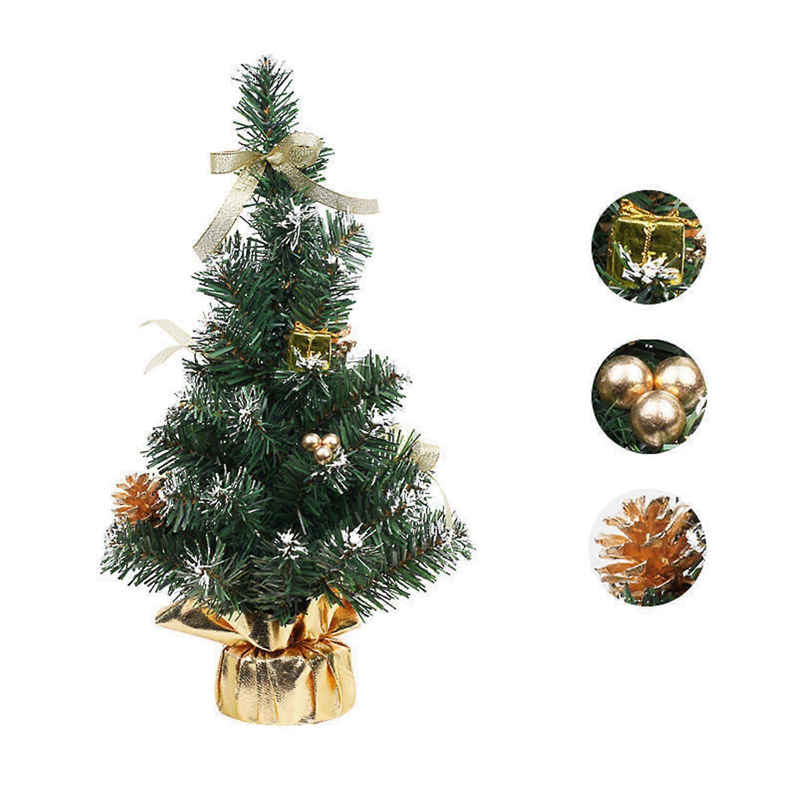 40cm Mini Christmas Tree Mini Christmas Tree Realistic Artificial Xmas Tree for