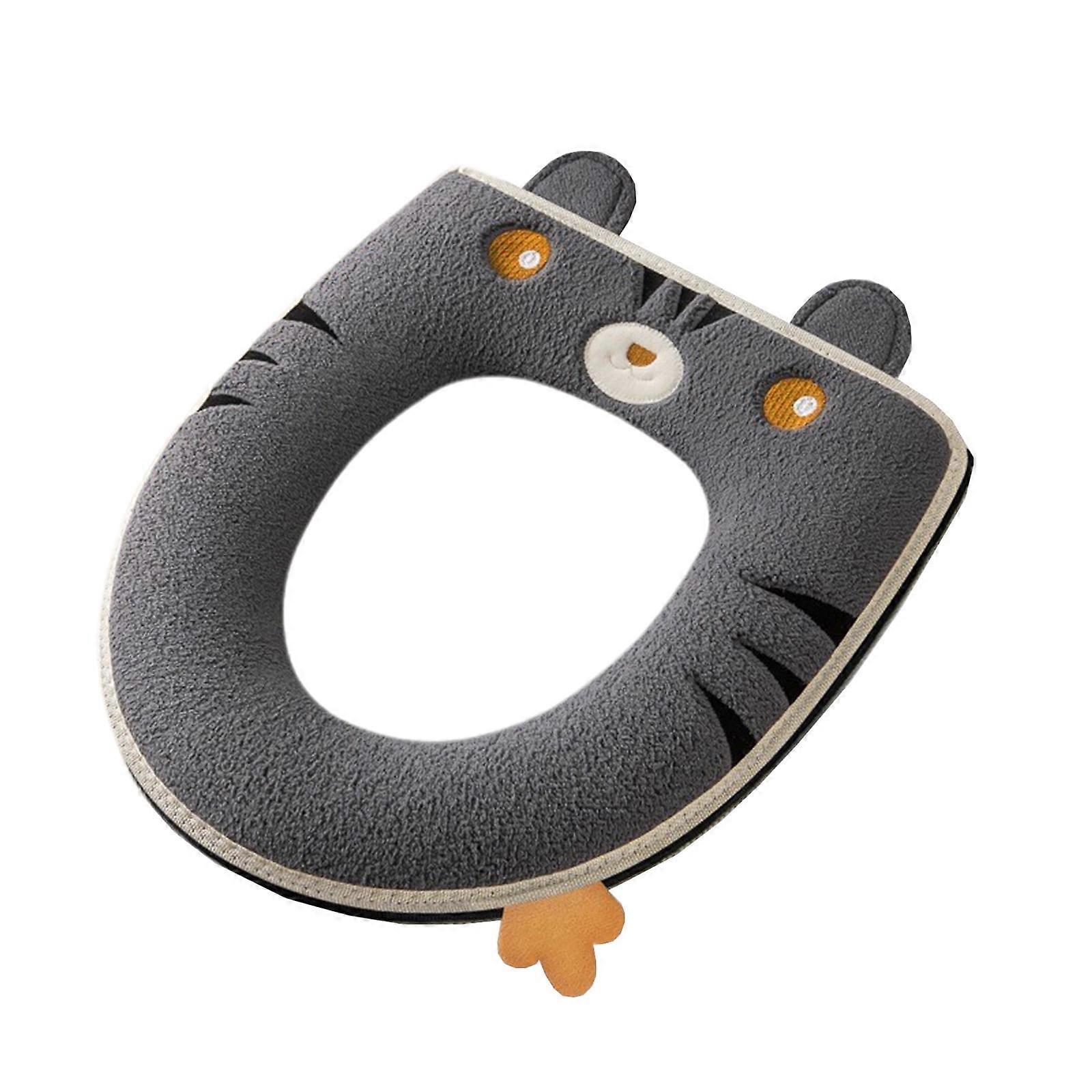 Cipzáras modell WC-ülőke Háztartási hímzés Ülőkés WC-ülőke huzat Aranyos alátét Four Seasons univerzális WC-ülőke