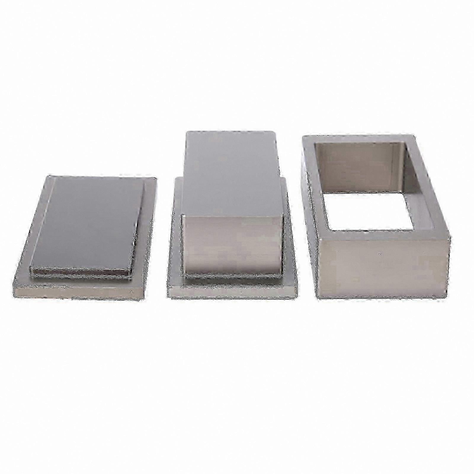2x4 Inch Rectangular Anodized Mold for Rosin Press Pre-Press Use