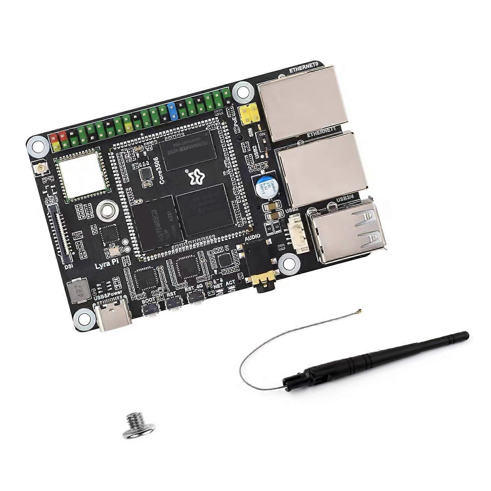 3506 Development Board Fast Processing Wireless Communication Expandable Memory Configuration for Lyra Pi Core3506 Multicolor