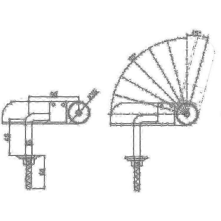 Multifunctional sofa hinge for adjustable headrest hardware 2pcs