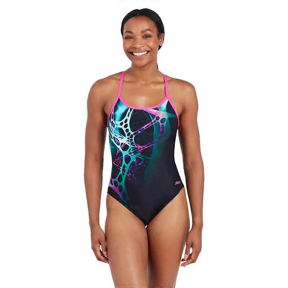 Zoggs Dynamo Print Sprintback Badeanzug