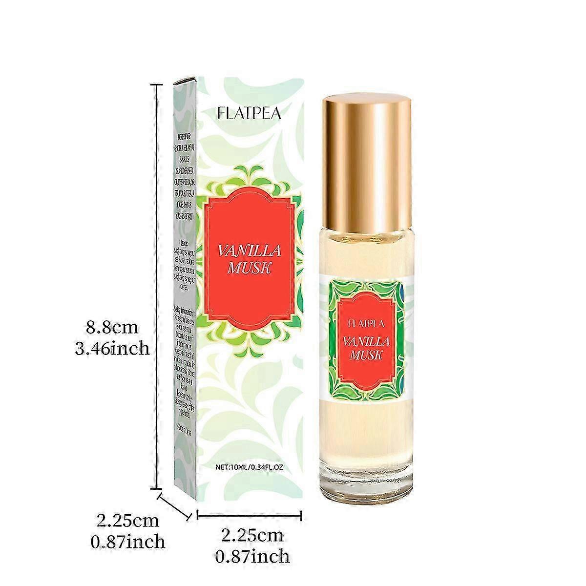 琥珀色の香水オイルロールオン - 女性と男性のためのアルコールフリー香水Nemat Fragrances 10 ml / 0.33 fl oz