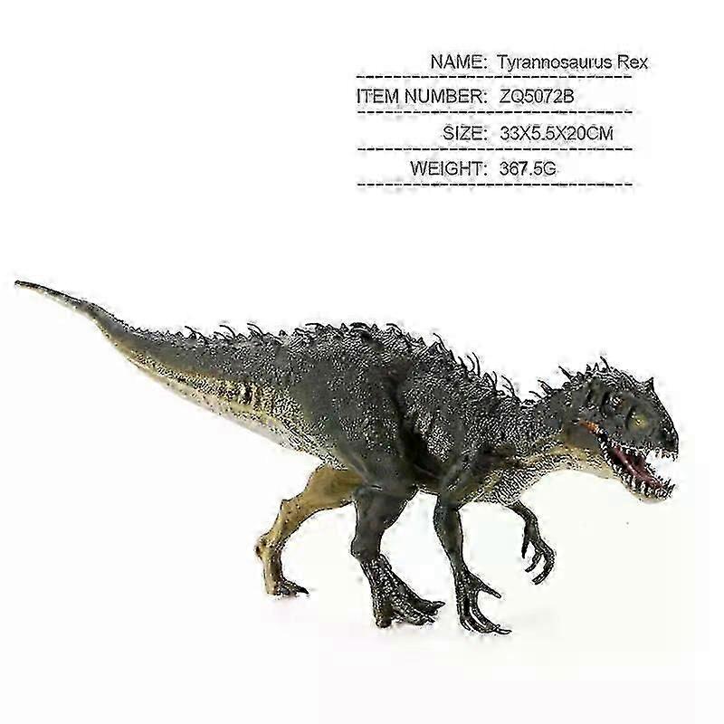 Suitable For Indominus Rex Dinosaur Toy With Movable Jaw 13.3" Large Pvc Action Figure Realistic Simulation Dinosaur Model For Kids Educational Gift-J