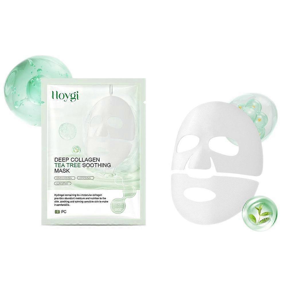 Hydrating Facial Mask 1pc Intensive Moisturizing Plumping Natural Plant Extract Thin Invisible For All Skin Types Travel Friendly