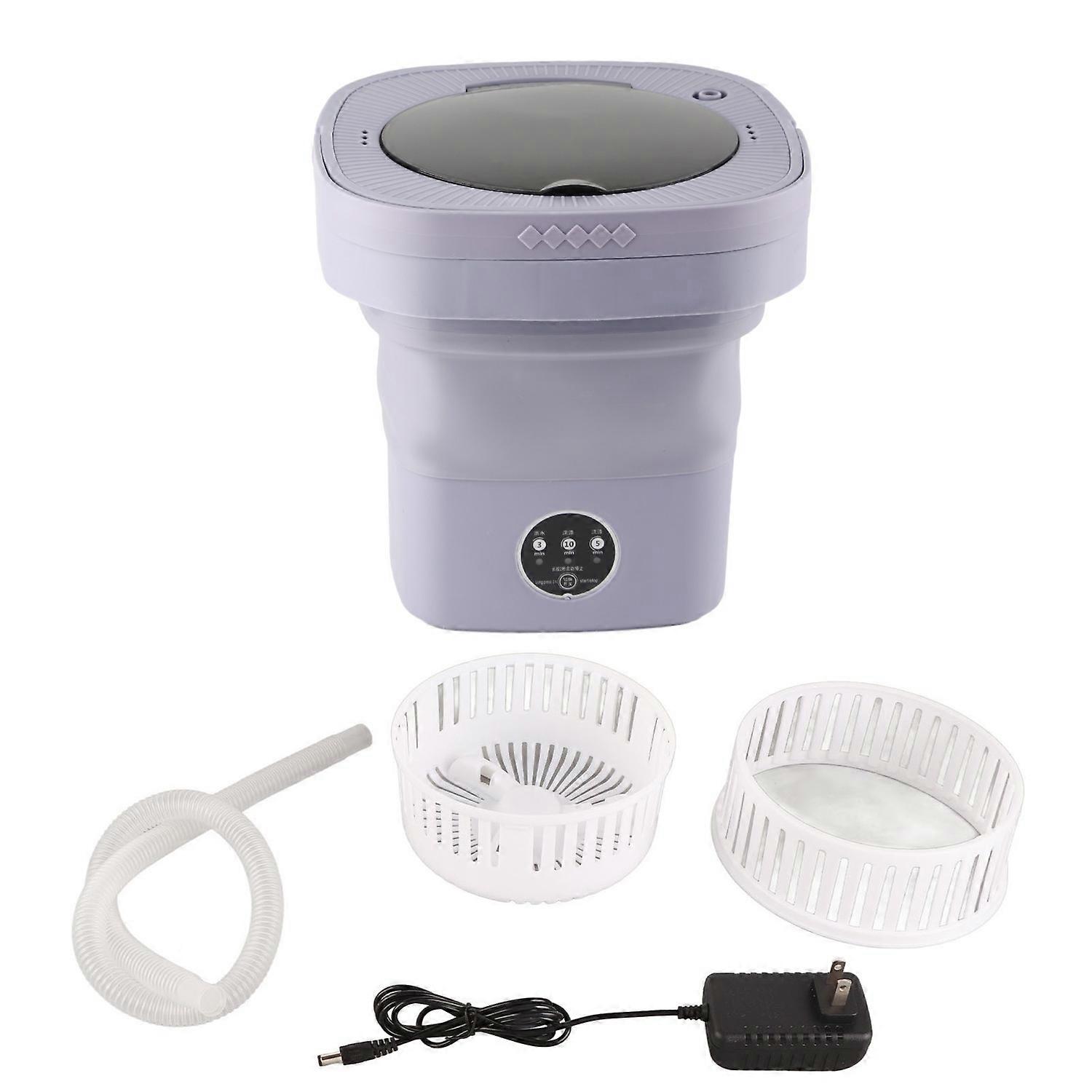 Foldable Washing Machine High Speed 6.5L Large Capacity Soft Semi Spin Drying