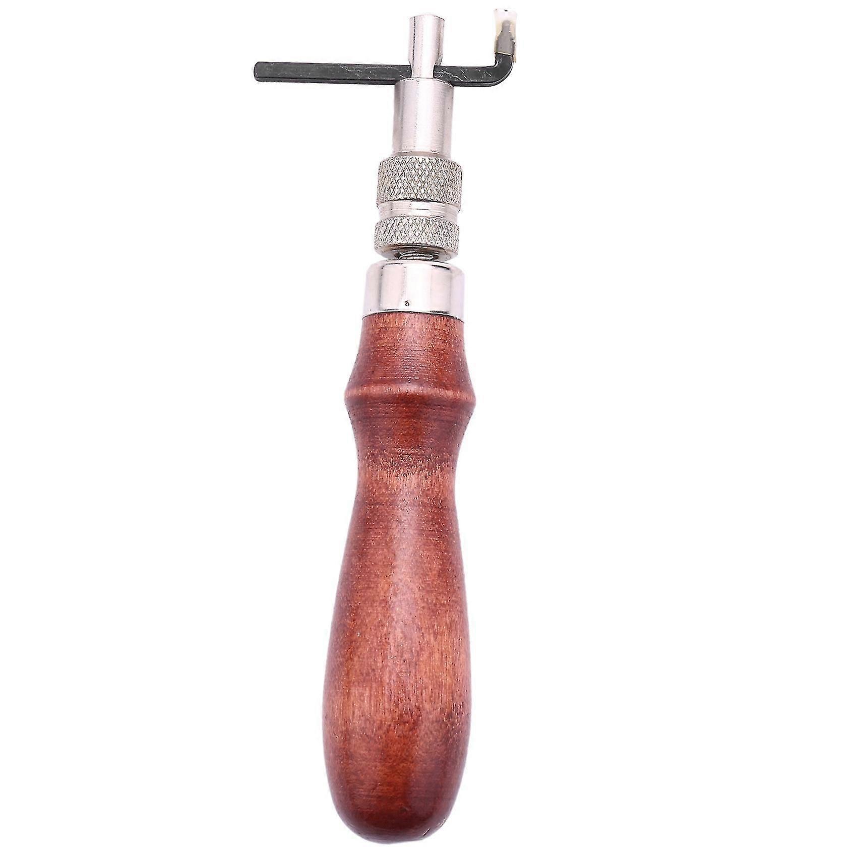 Solid Adjustable Pro Stitching Groover And Creasing Edge Beveler Leathercraft Sets To Sew Crease Le (haoyi