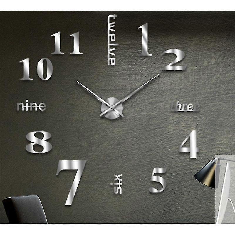Luxora Wall Clock Acrylic Digital Wall Clock Creative Clock