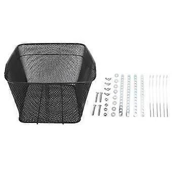 Rear Bike Basket High Strength Metal 44lb Load Bearing Large Capacity Metal Bike Basket Rear for Rep