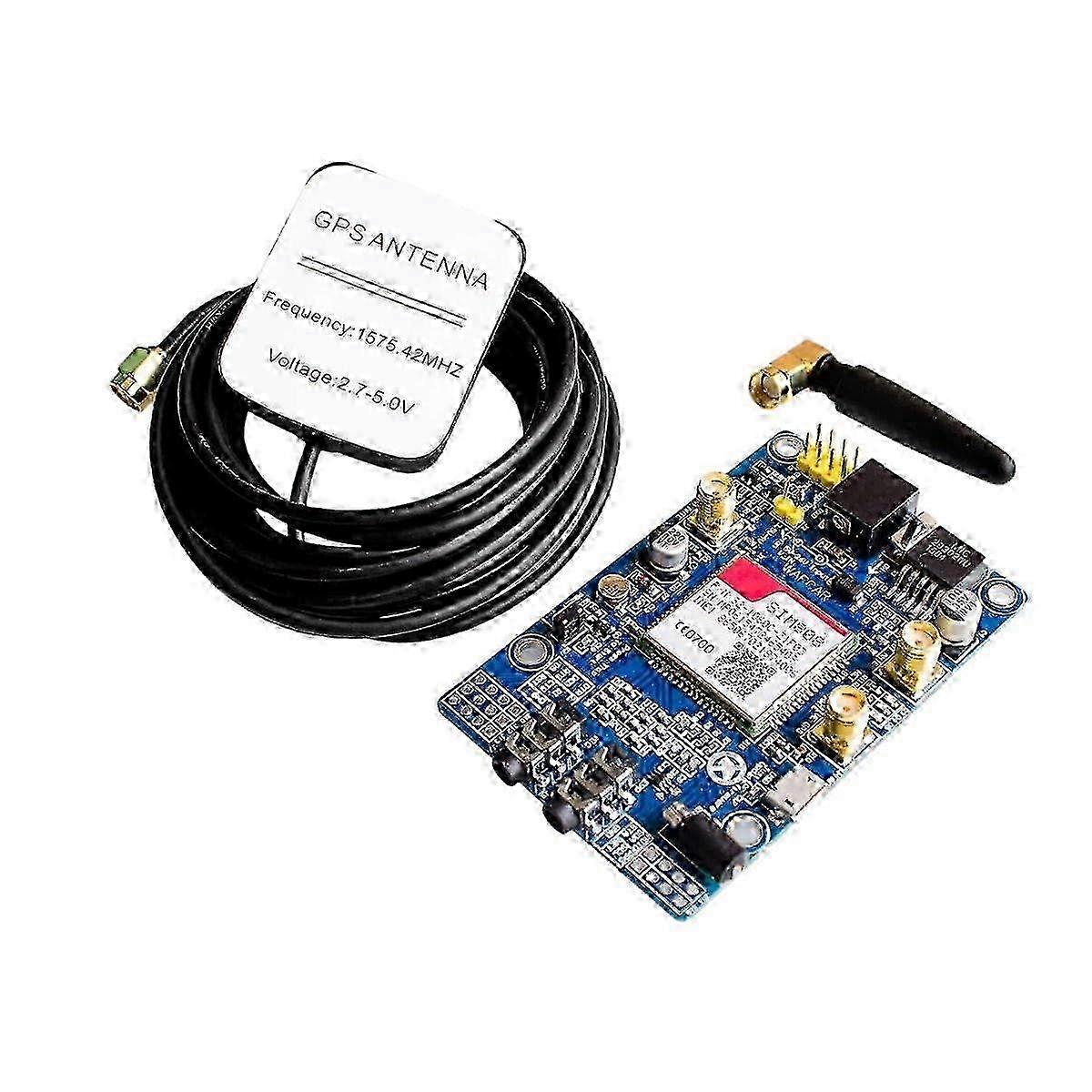 GSM GPRS GPS Development Board SIM808 Module with Ipx SMA Connector and Antenna for 2G 3G 4G Mobile Network Support