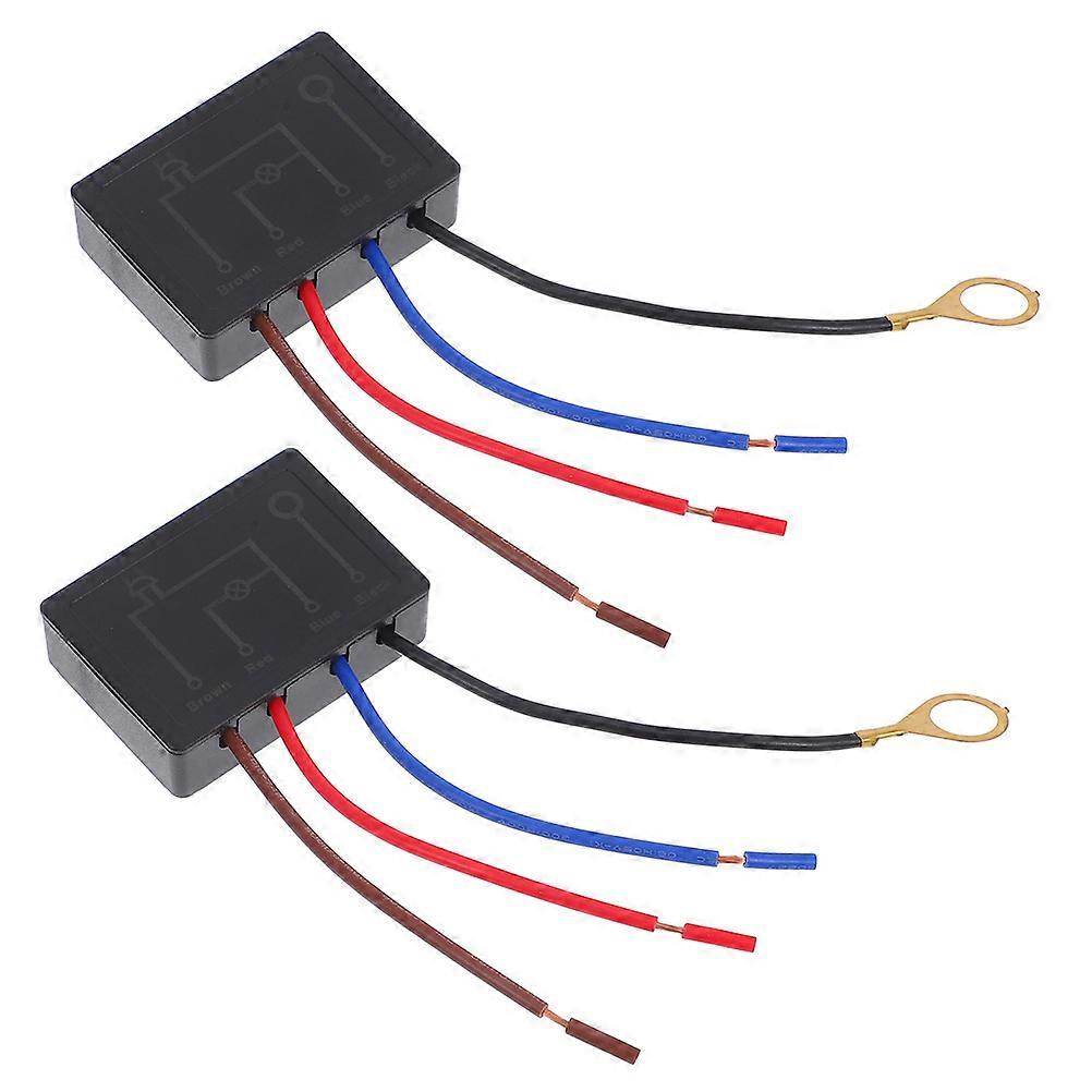 Touch Light Switch Replacement -Level Dimming For Office And Bedroom Rectangular Shape 5.00X3.50X1.50CM 2Pcs