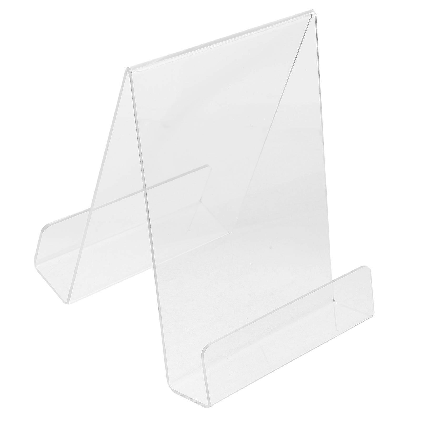 Desk Book Holder Square Shape Book Storage Display Holder Commercial Spaces 20.00X17.50X14.50CM 1Set